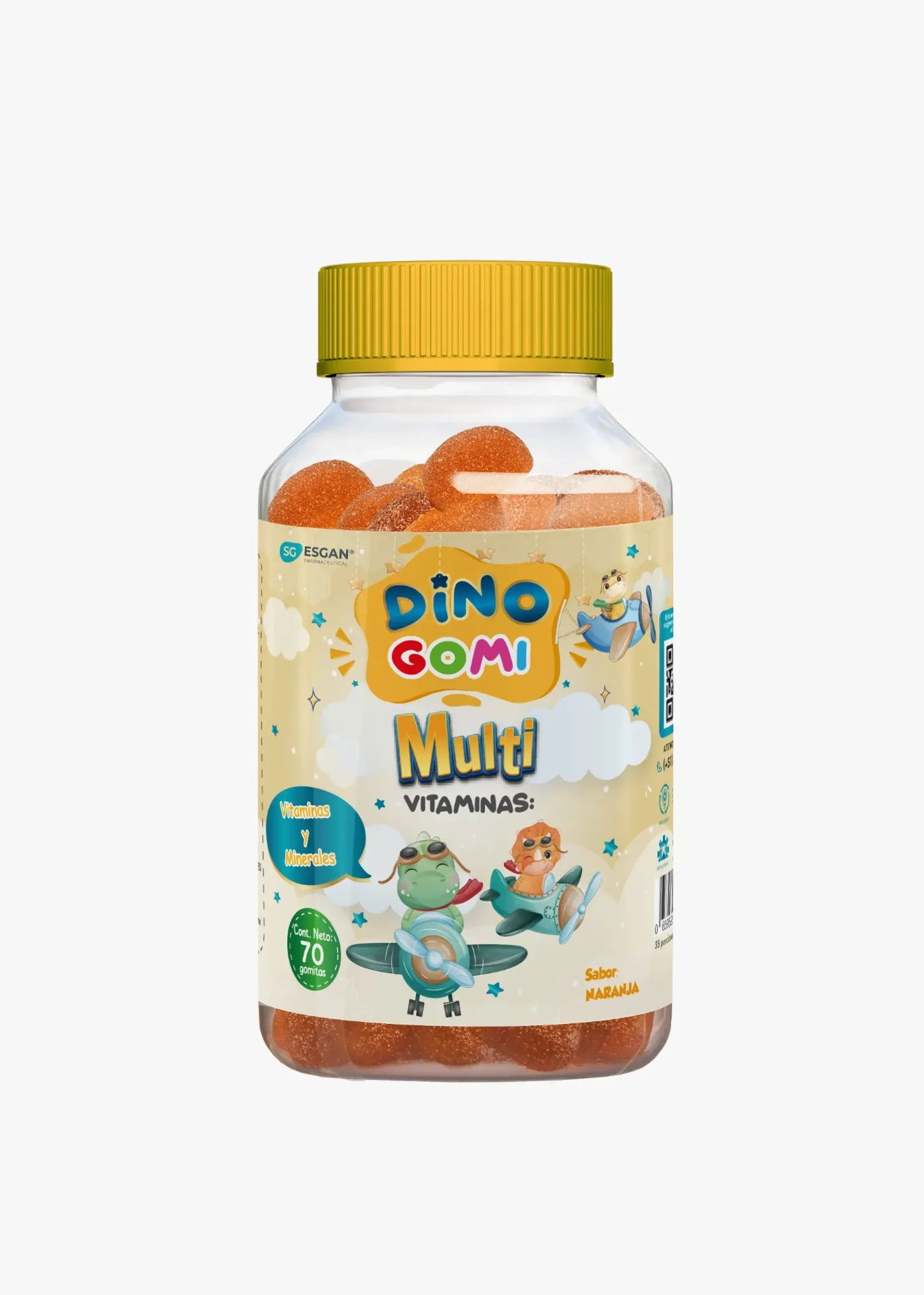 GOMITAS MULTIVITAMINICO - DINO KIDS