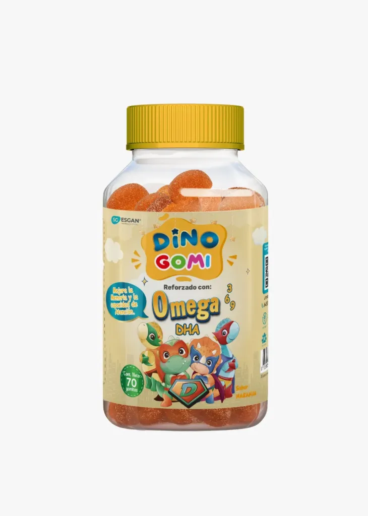 GOMITAS DE OMEGA- DINO KIDS